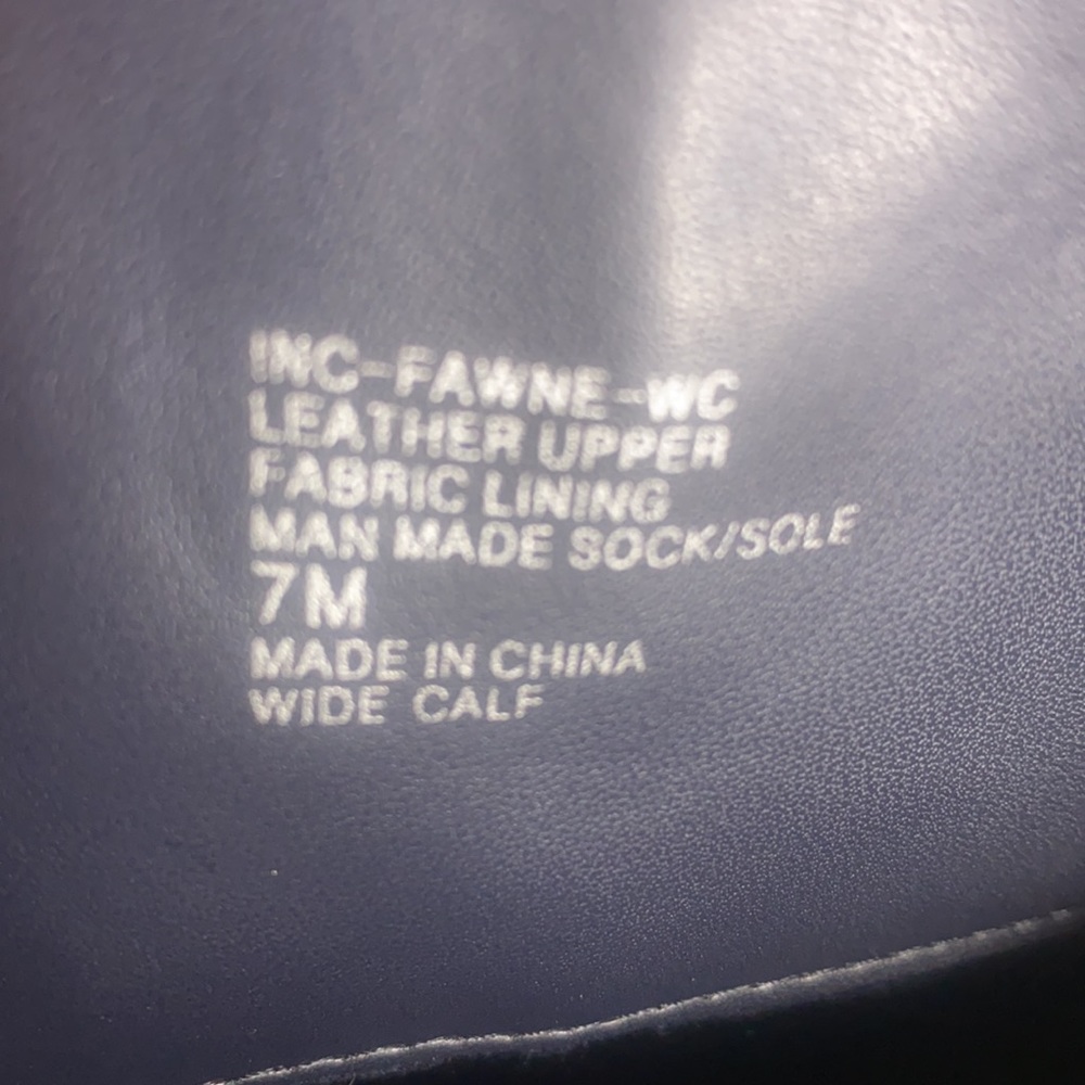 INC INTERNATIONAL CONCEPTS FAWNE WIDE CALFE - Picture 2 of 8